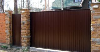 Купить откатные ворота консольные Домодедово, цена от 2827 руб.