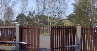 Купить распашные ворота из штакетника Домодедово, цена от 2775 руб.