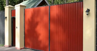 Купить ворота из профнастила Домодедово, цена от 4135 руб.